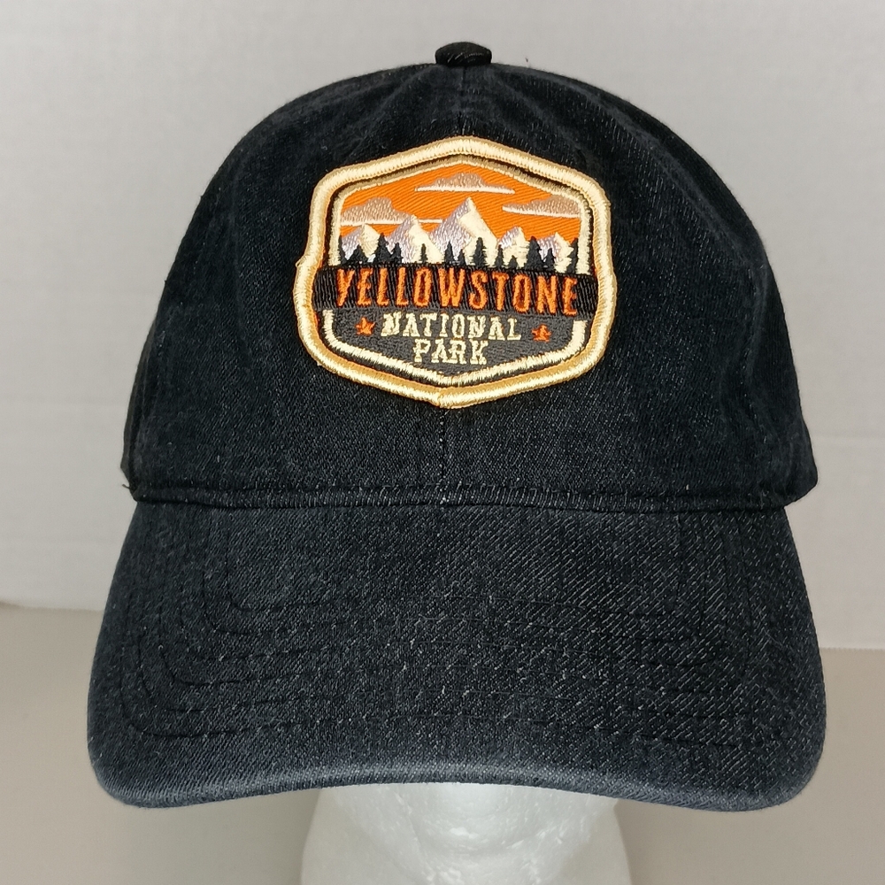 Yellowstone National Park Souvenir Cap Hat Patch Logo Dad Strapback Adjust OSFM